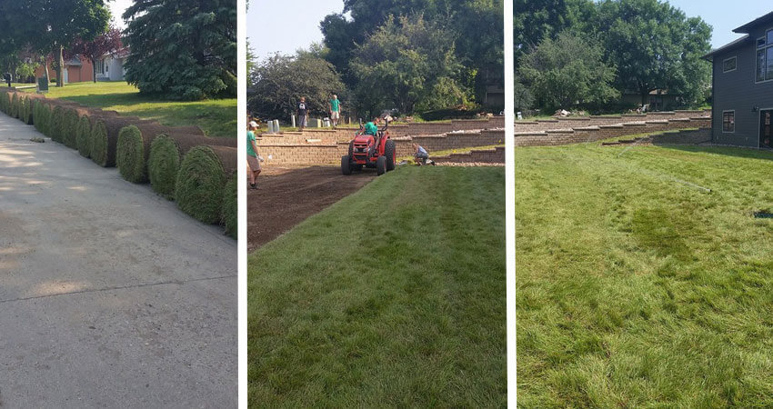 Lawn Installation in Northwest Iowa