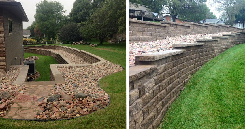 Retaining Walls in Northwest Iowa