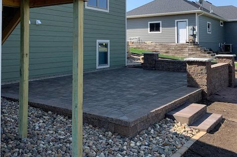 Hardscapes in Rock Valley, Iowa